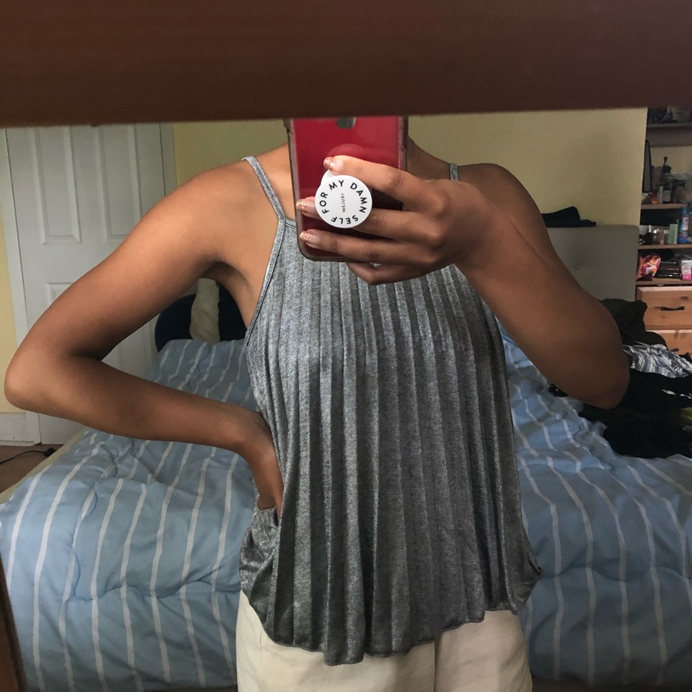 NWT Silver halter top Urban Outfitters